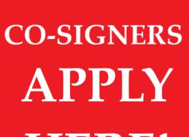 Primary image of Co-Signer Application